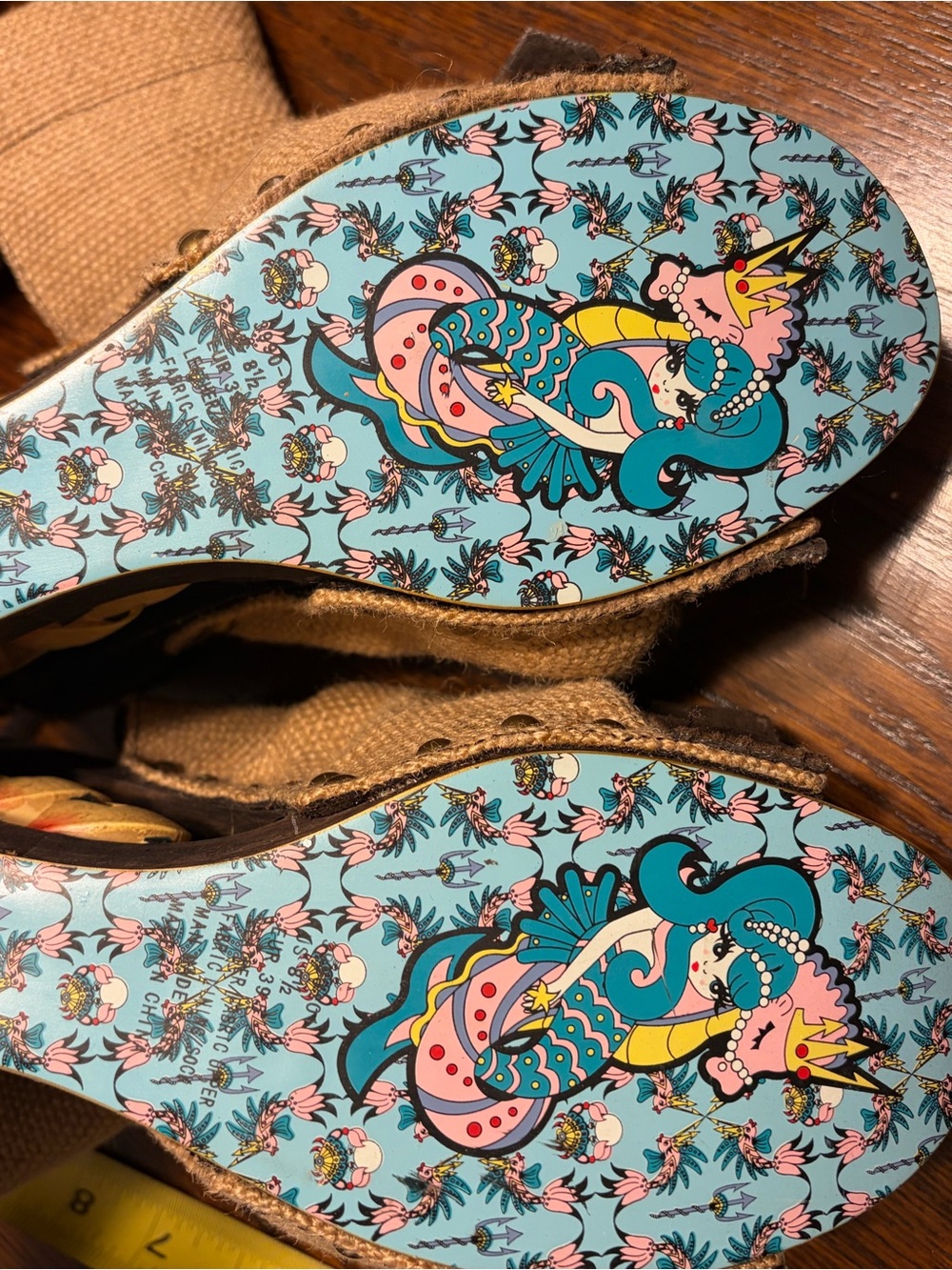 Irregular Choice NIB Woodstock natural 39.5/8.5 - Picture 5 of 7